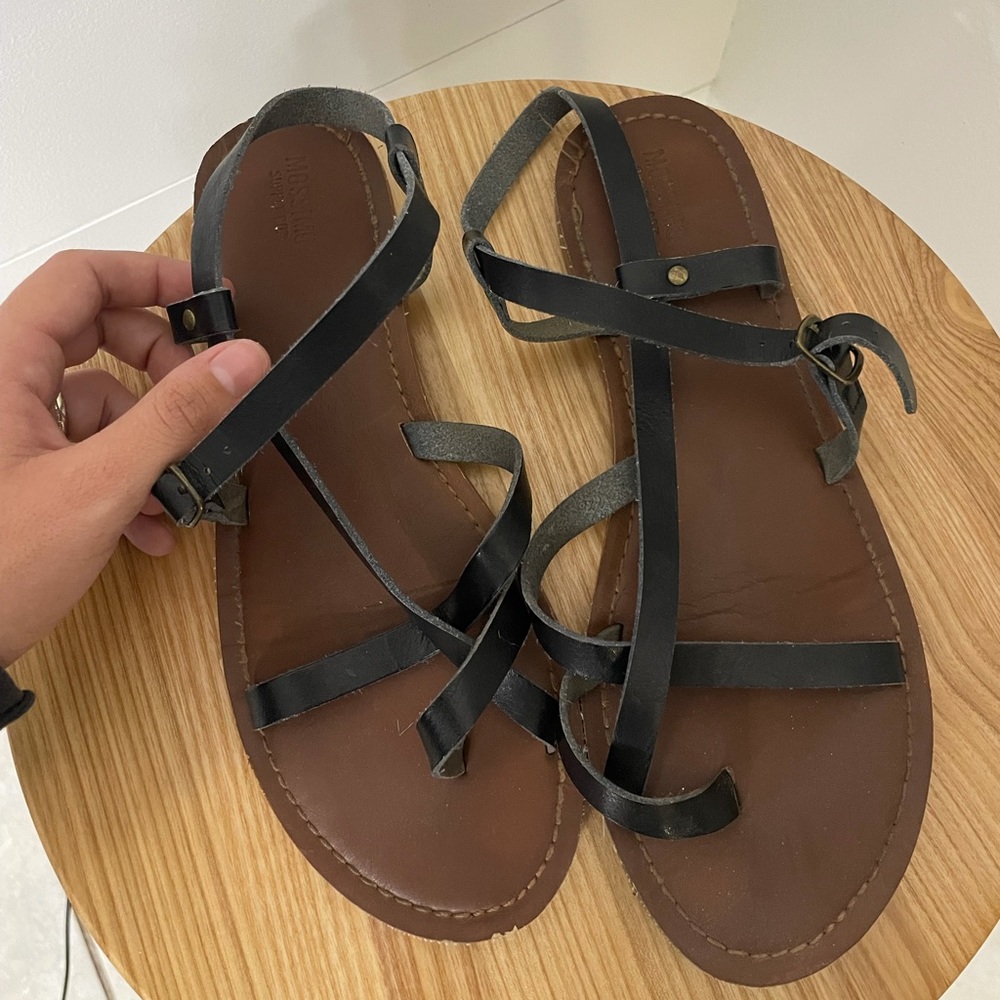Black Strappy Sandals